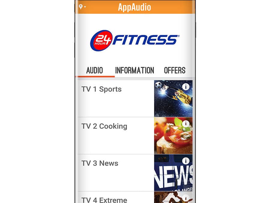MYE Fitness Technologies Rolls Out AppAudio System at 24 Hour Fitness Locations